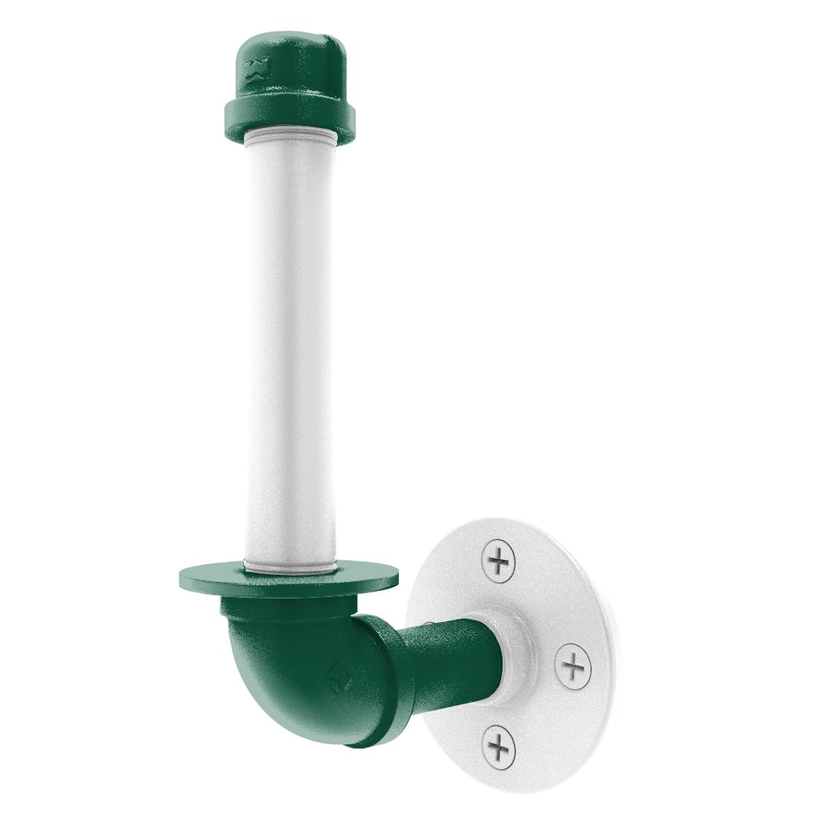 Gridiron Collection Upright Toilet Paper Holder New York Green and White Edition