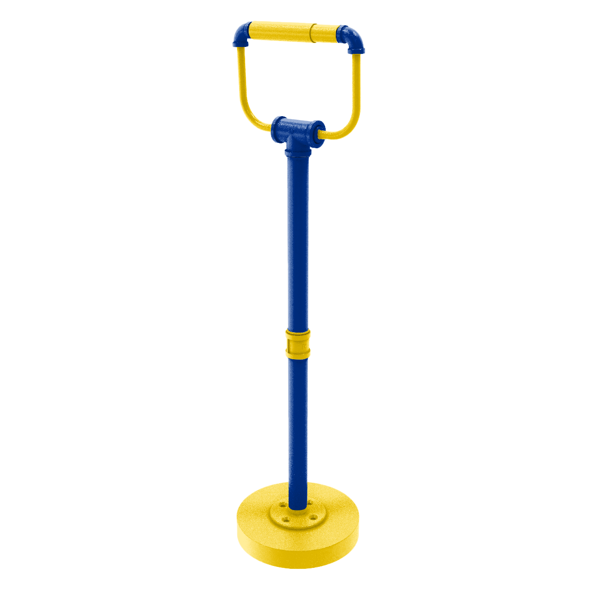 Gridiron Collection Freestanding Toilet Tissue Stand Los Angeles Blue and Yellow Edition