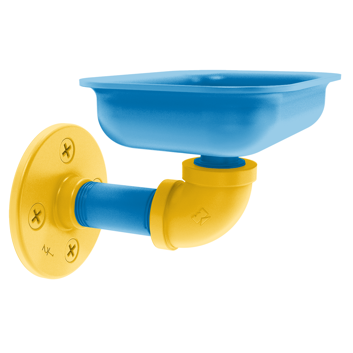 Gridiron Collection Wall Mounted Soap Dish Los Angeles Blue and Gold Edition