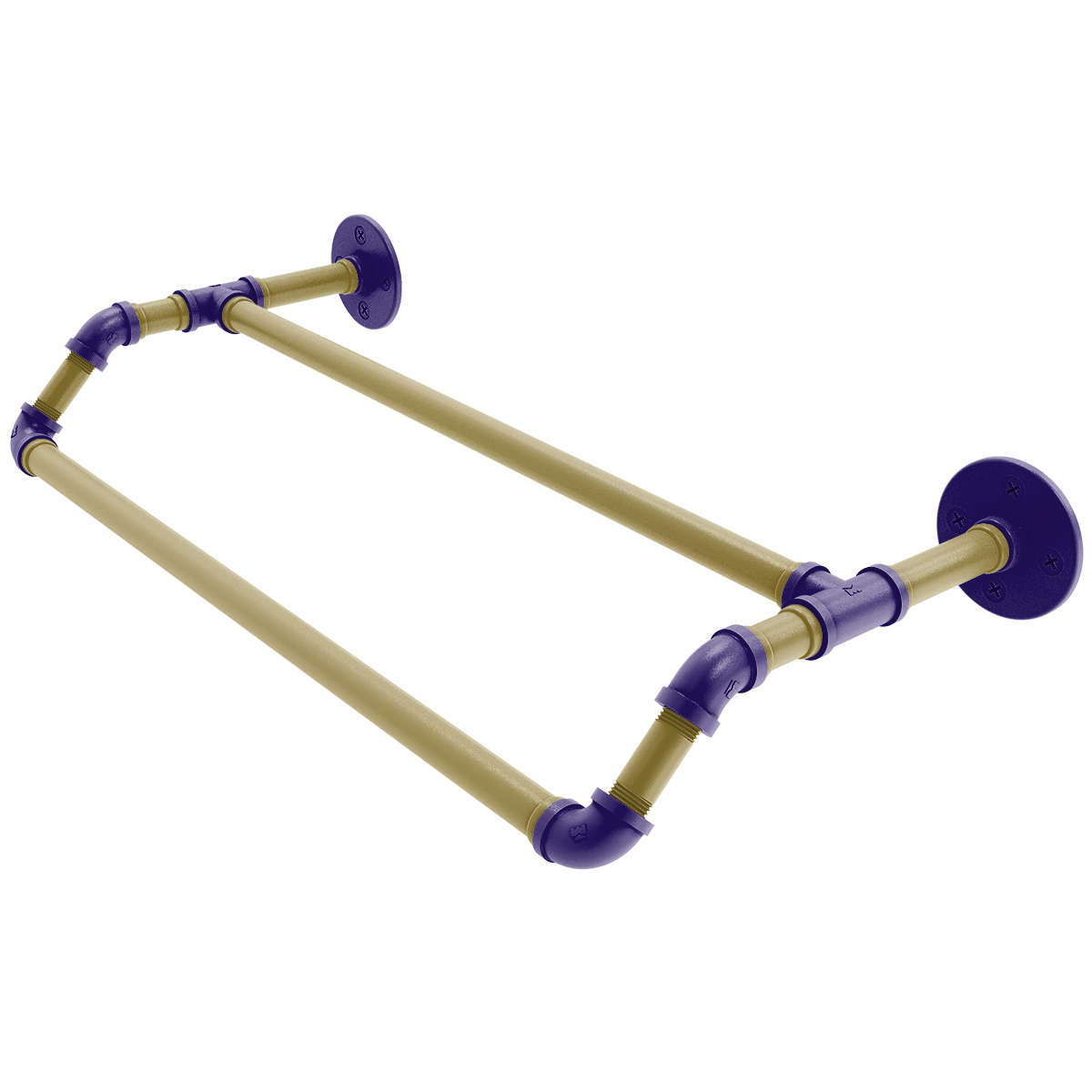 Gridiron Collection Double Towel Bar Baltimore Edition