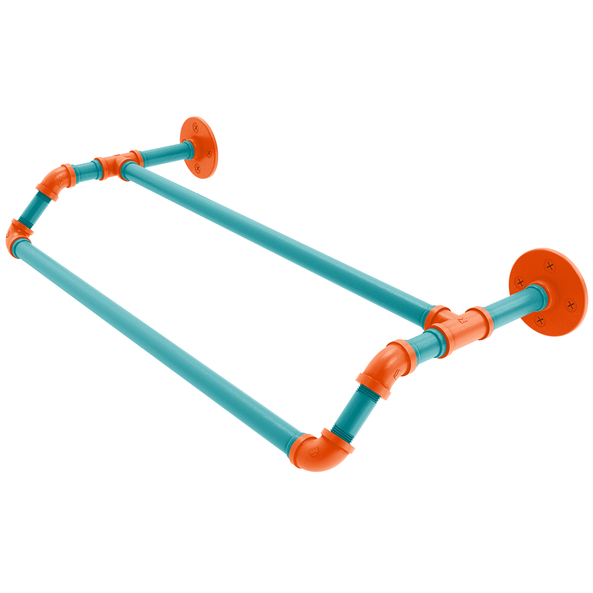 Gridiron Collection Double Towel Bar Miami Edition