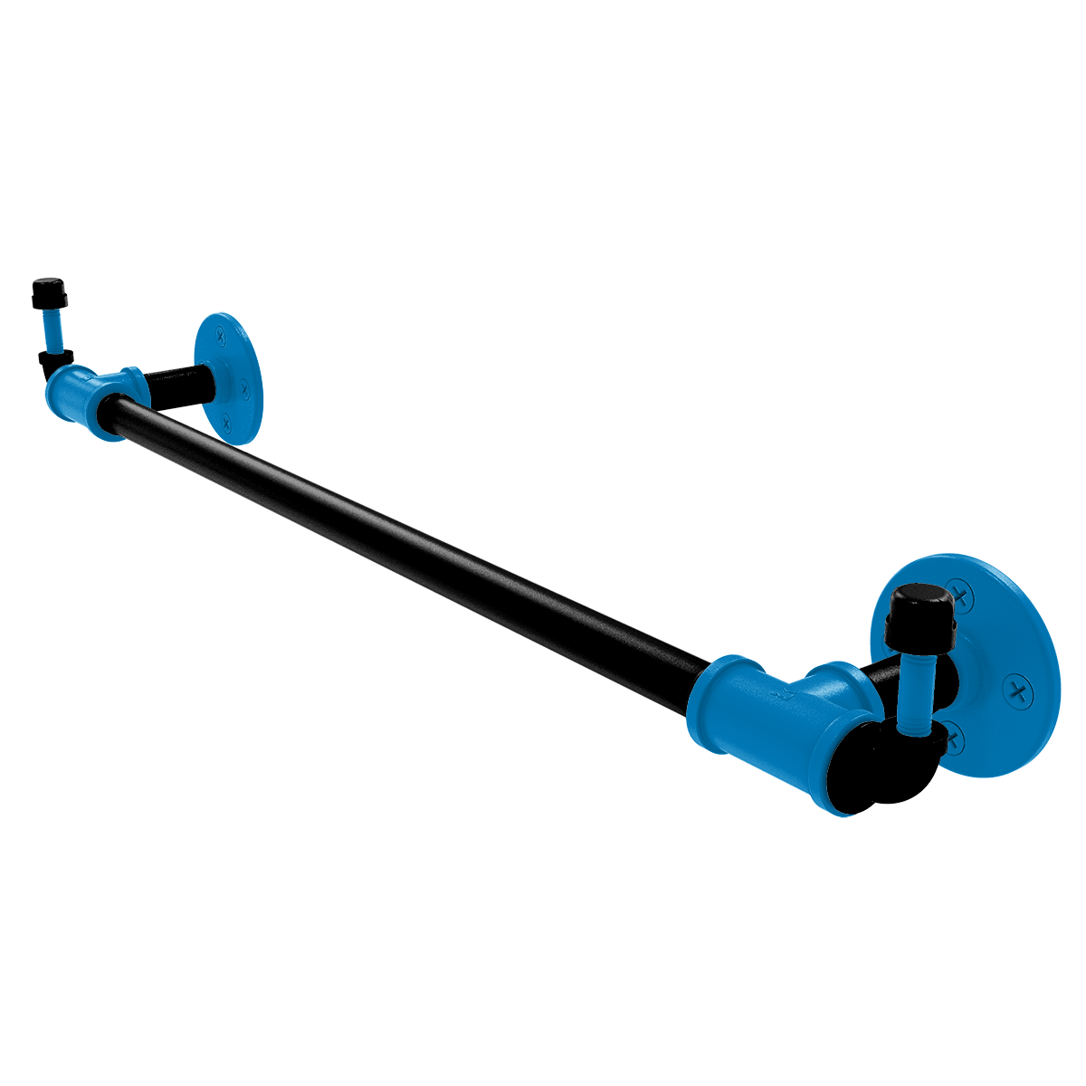 Gridiron Collection Towel Bar with Integrated Hooks Carolina Edition