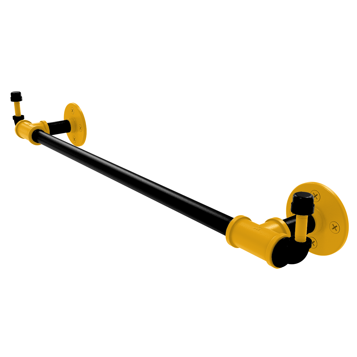 Gridiron Collection Towel Bar with Integrated Hooks Pittsburgh Edition