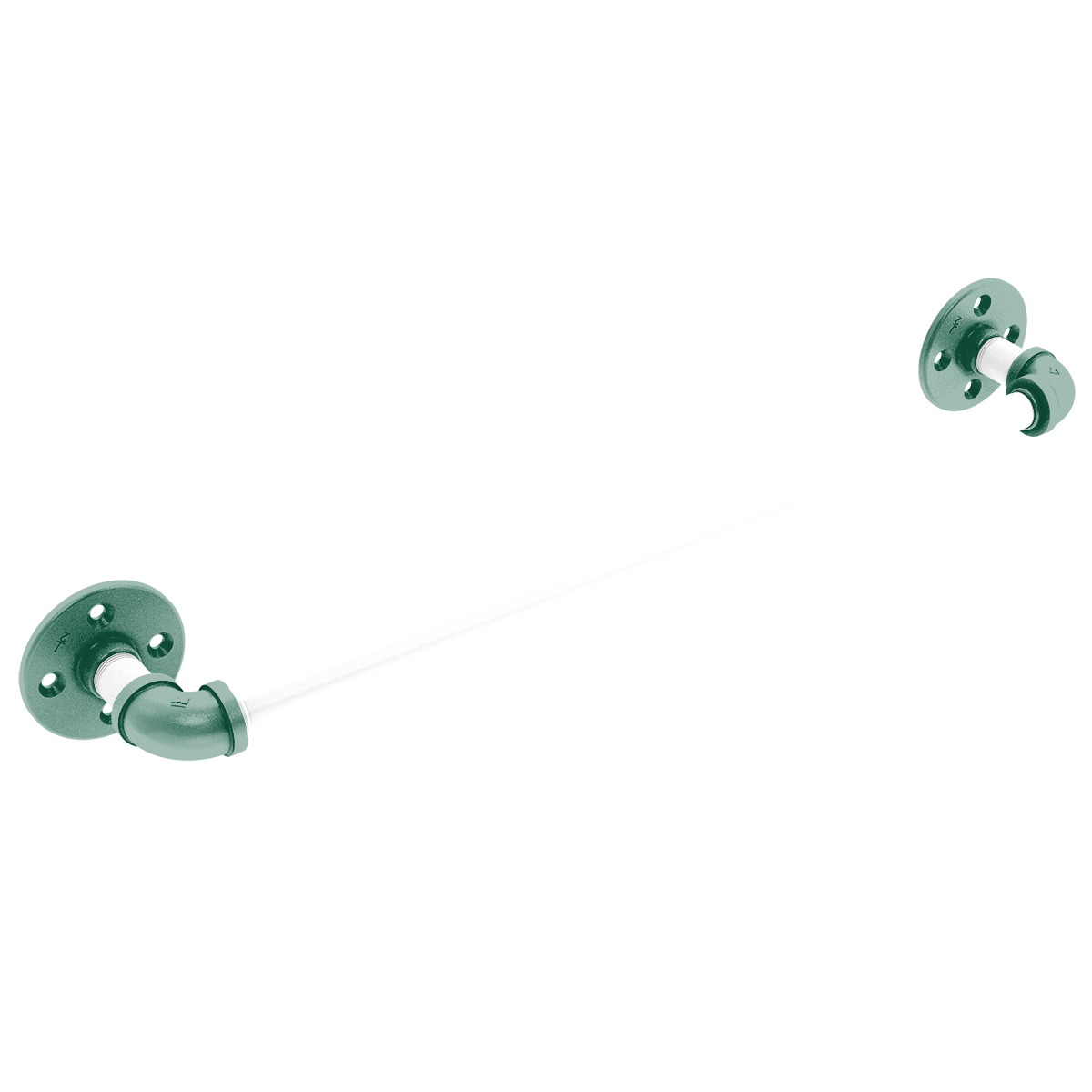 Gridiron Collection Towel Bar New York Green and White Edition