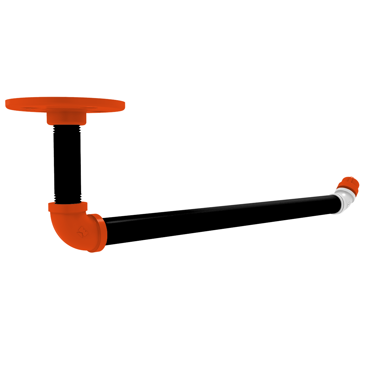 Gridiron Collection Under Cabinet Paper Towel Holder Cincinnati Edition