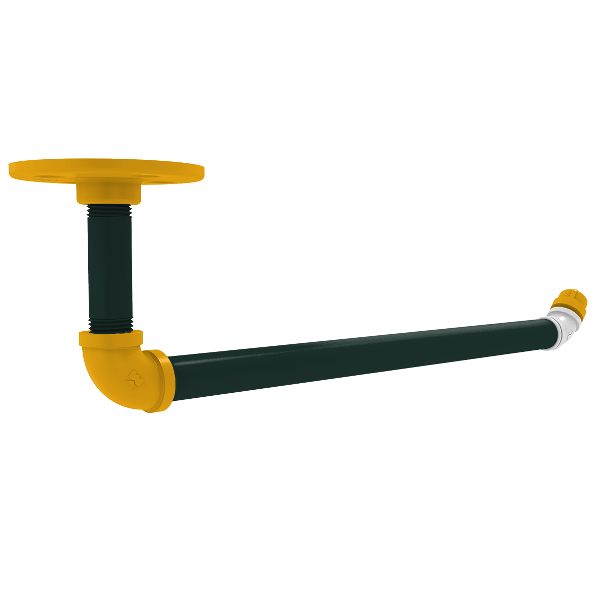 Gridiron Collection Under Cabinet Paper Towel Holder Green Bay Edition
