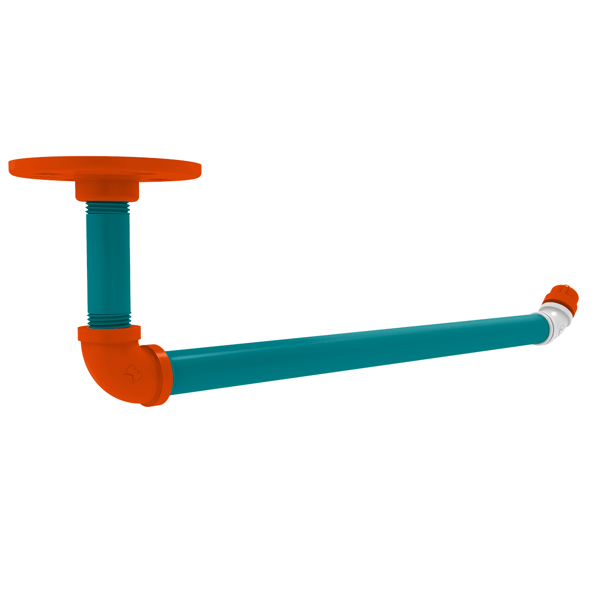 Gridiron Collection Under Cabinet Paper Towel Holder Miami Edition