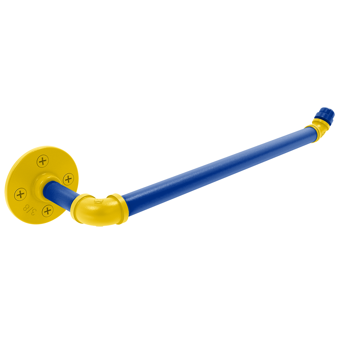 Gridiron Collection Wall Mounted Paper Towel HolderLos Angeles Blue and Yellow Edition