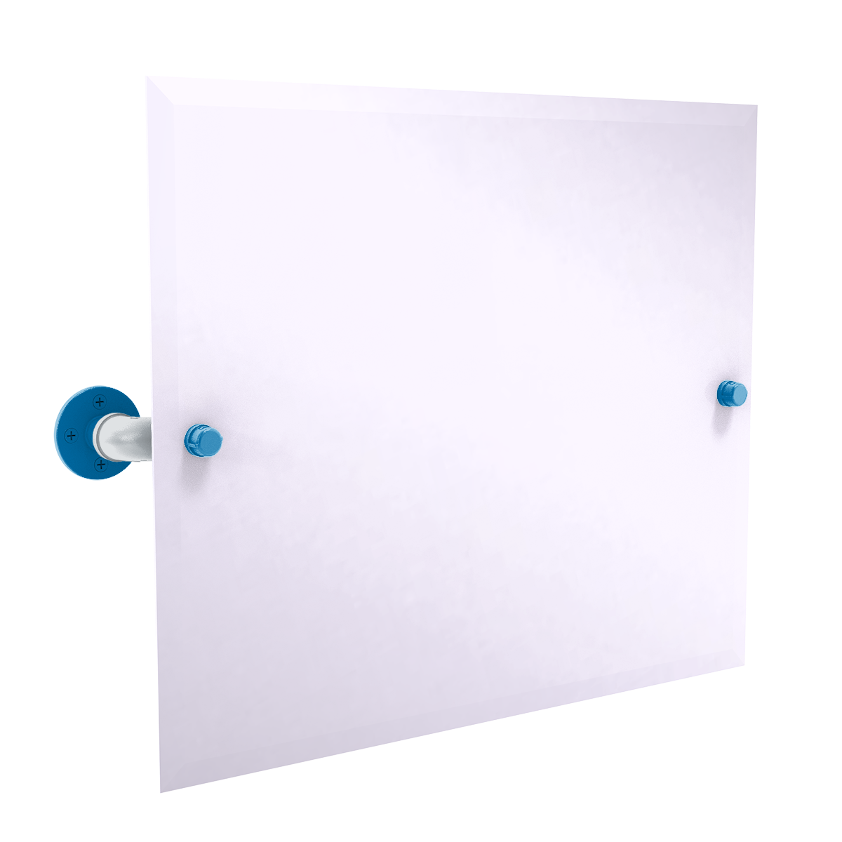 Gridiron Collection Landscape Rectangular Wall Mounted Tilt Mirror Detroit Edition