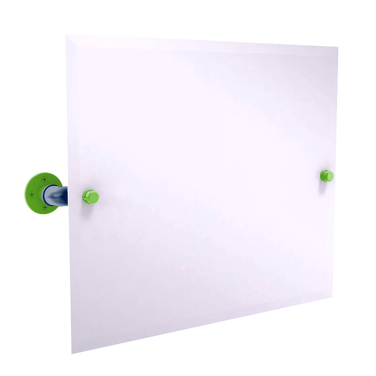 Gridiron Collection Landscape Rectangular Wall Mounted Tilt Mirror Seattle Edition