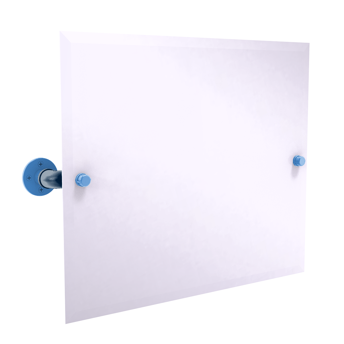 Gridiron Collection Landscape Rectangular Wall Mounted Tilt Mirror Tennessee Edition