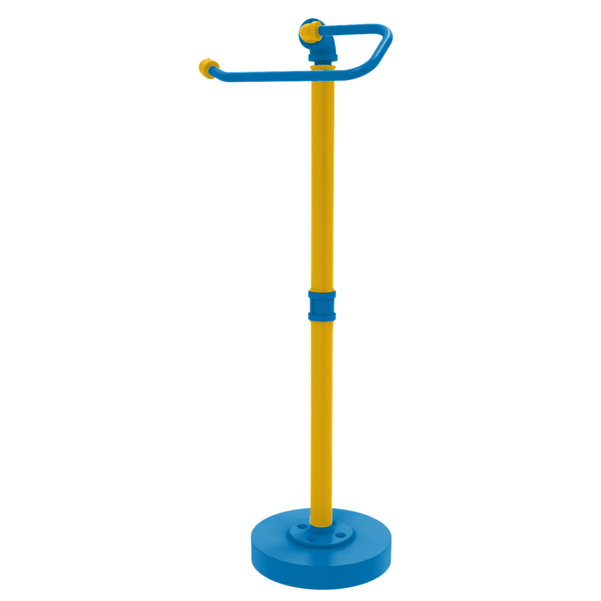 Gridiron Collection Freestanding Euro Style Toilet Tissue Stand Los Angeles Blue and Gold Edition