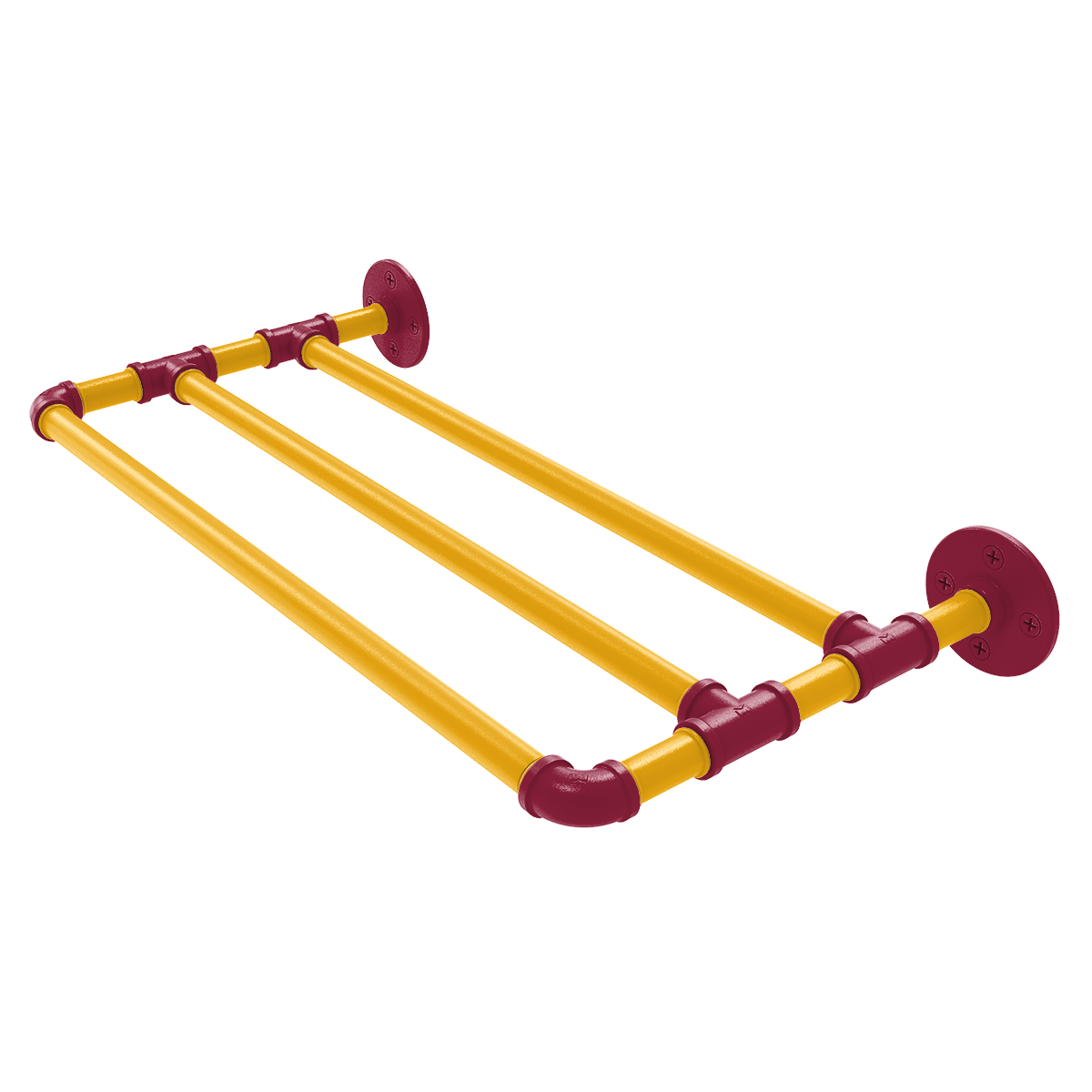 Gridiron Collection Wall Mounted Towel Shelf Arizona Edition