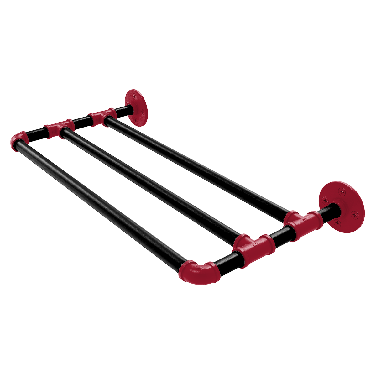 Gridiron Collection Wall Mounted Towel Shelf Atlanta Edition