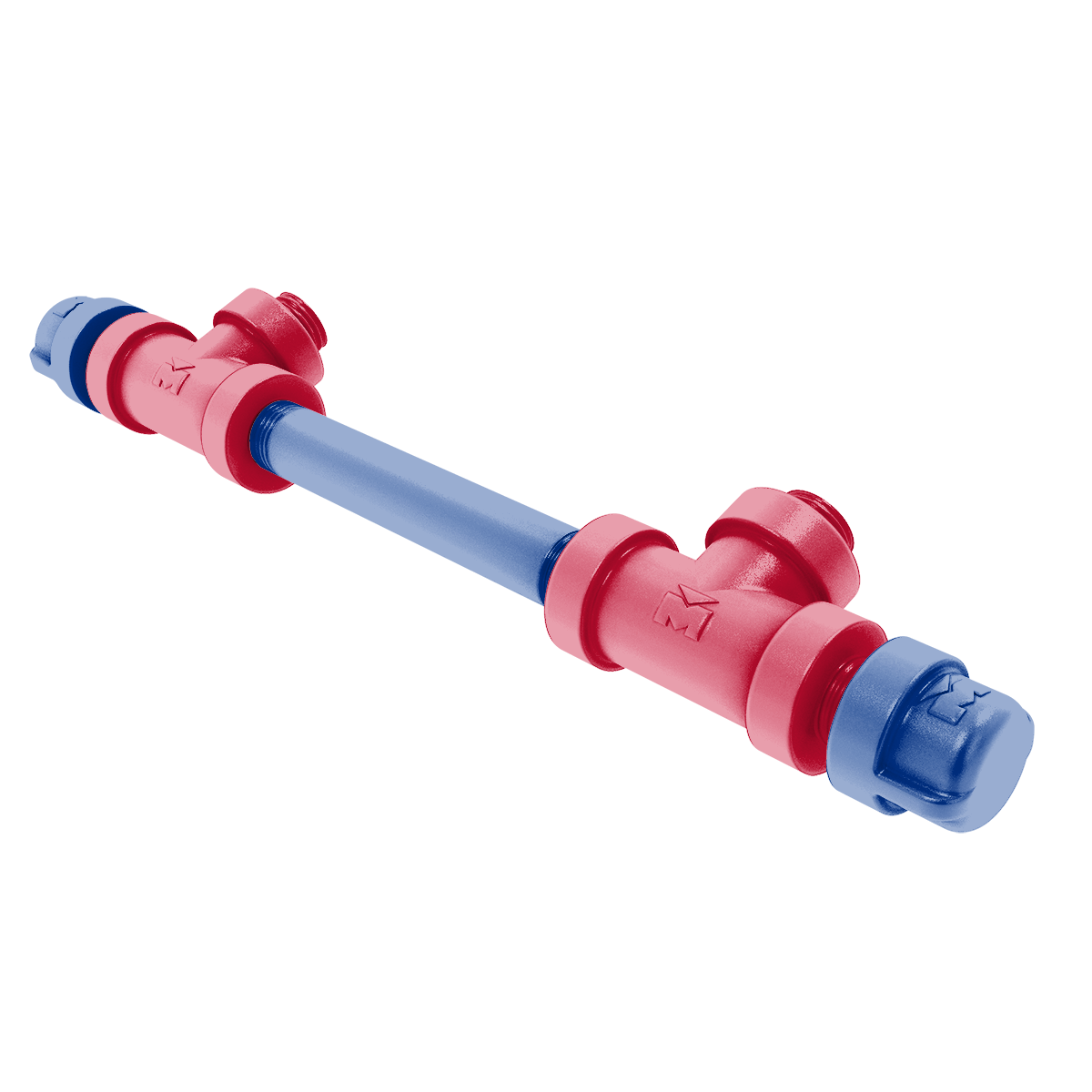 Gridiron Collection 7 Inch Overall Cabinet Pull Buffalo Edition