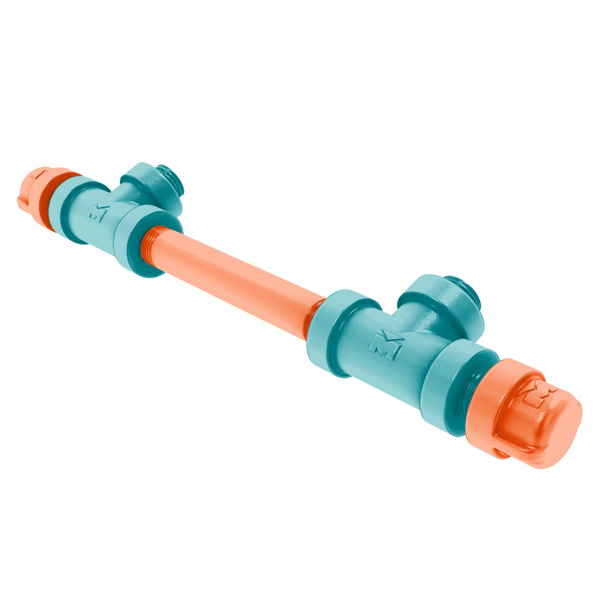 Gridiron Collection 7 Inch Overall Cabinet Pull Miami Edition