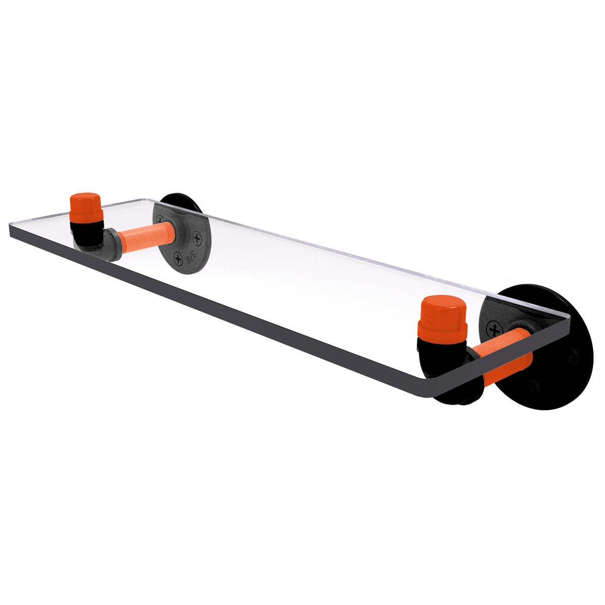 Gridiron Collection Glass Shelf Cincinnati Edition