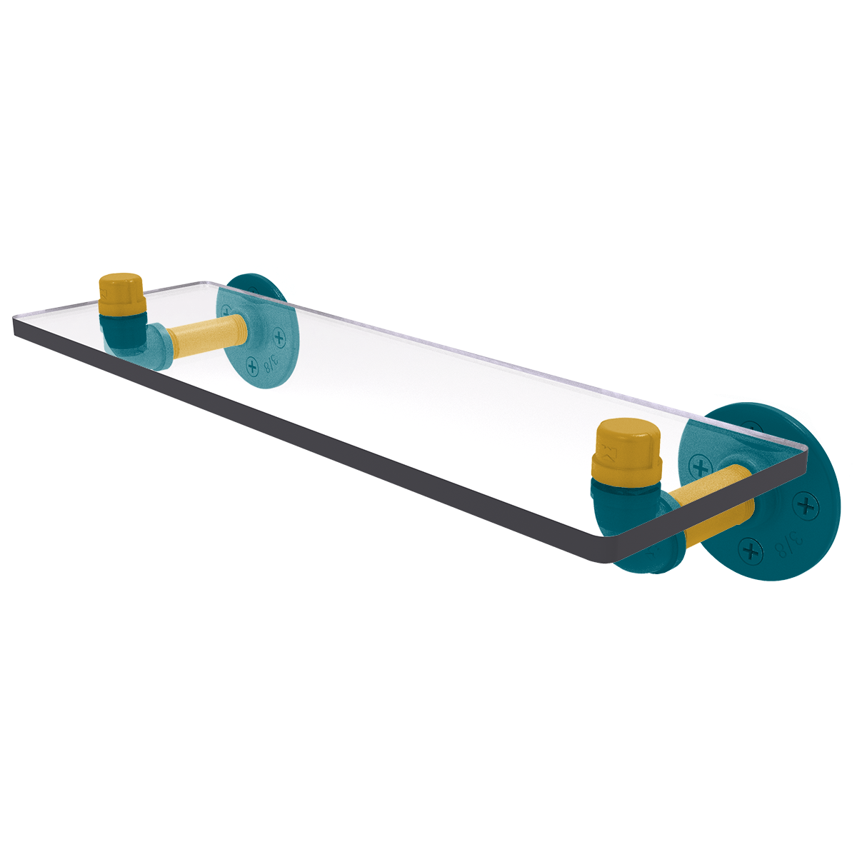 Gridiron Collection Glass Shelf Jacksonville Edition