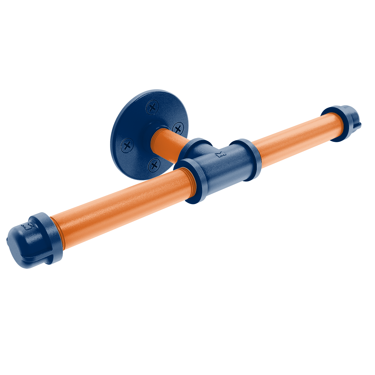 Diamond Collection Double Roll Toilet Paper Holder Houston Edition