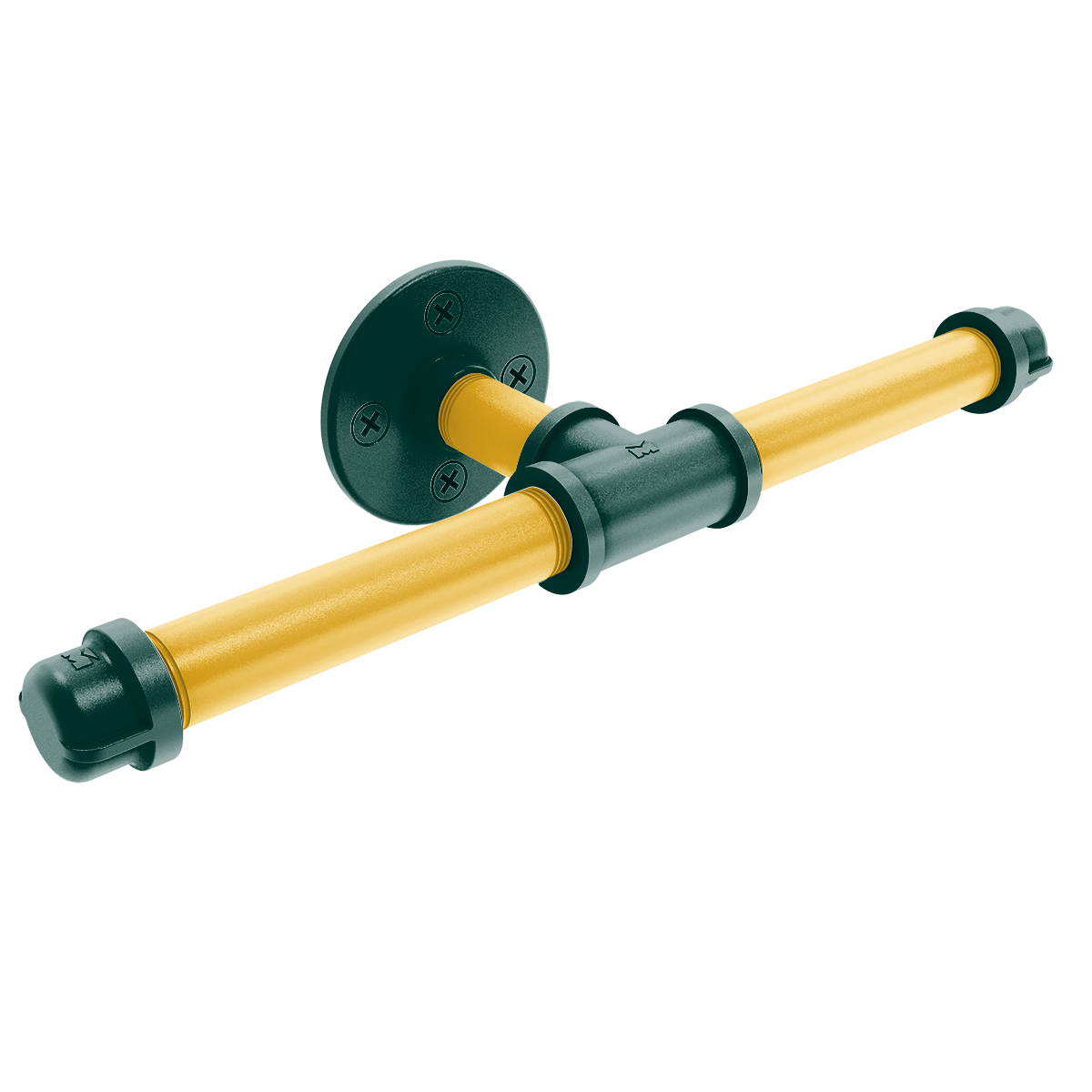 Diamond Collection Double Roll Toilet Paper Holder Oakland Edition