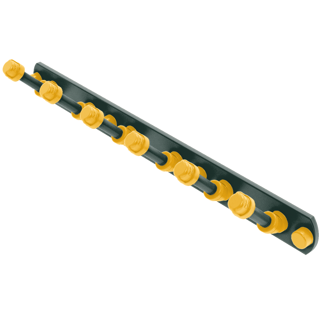 Gridiron Collection 6 Position Tie and Belt Rack Green Bay Edition