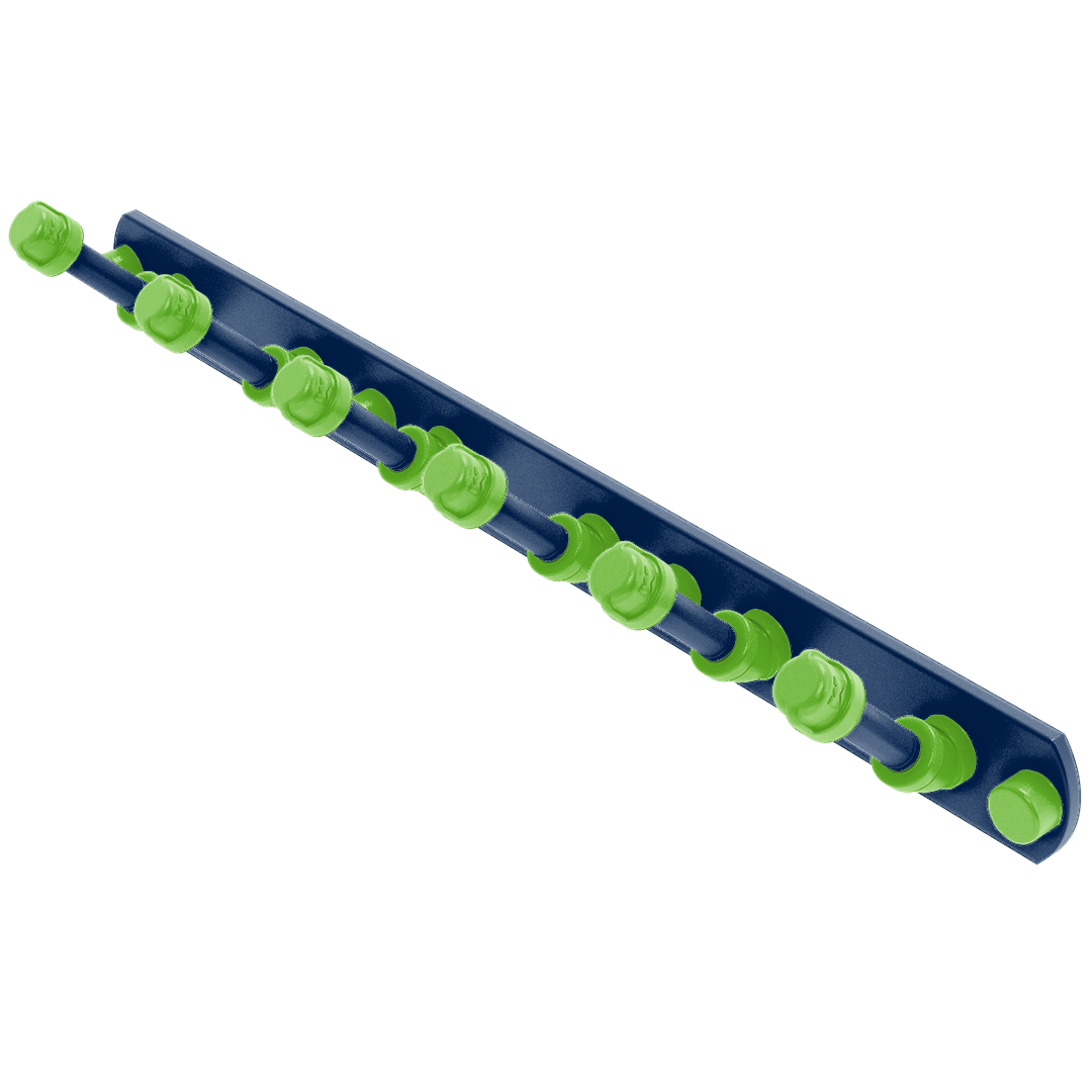 Gridiron Collection 6 Position Tie and Belt Rack Seattle Edition