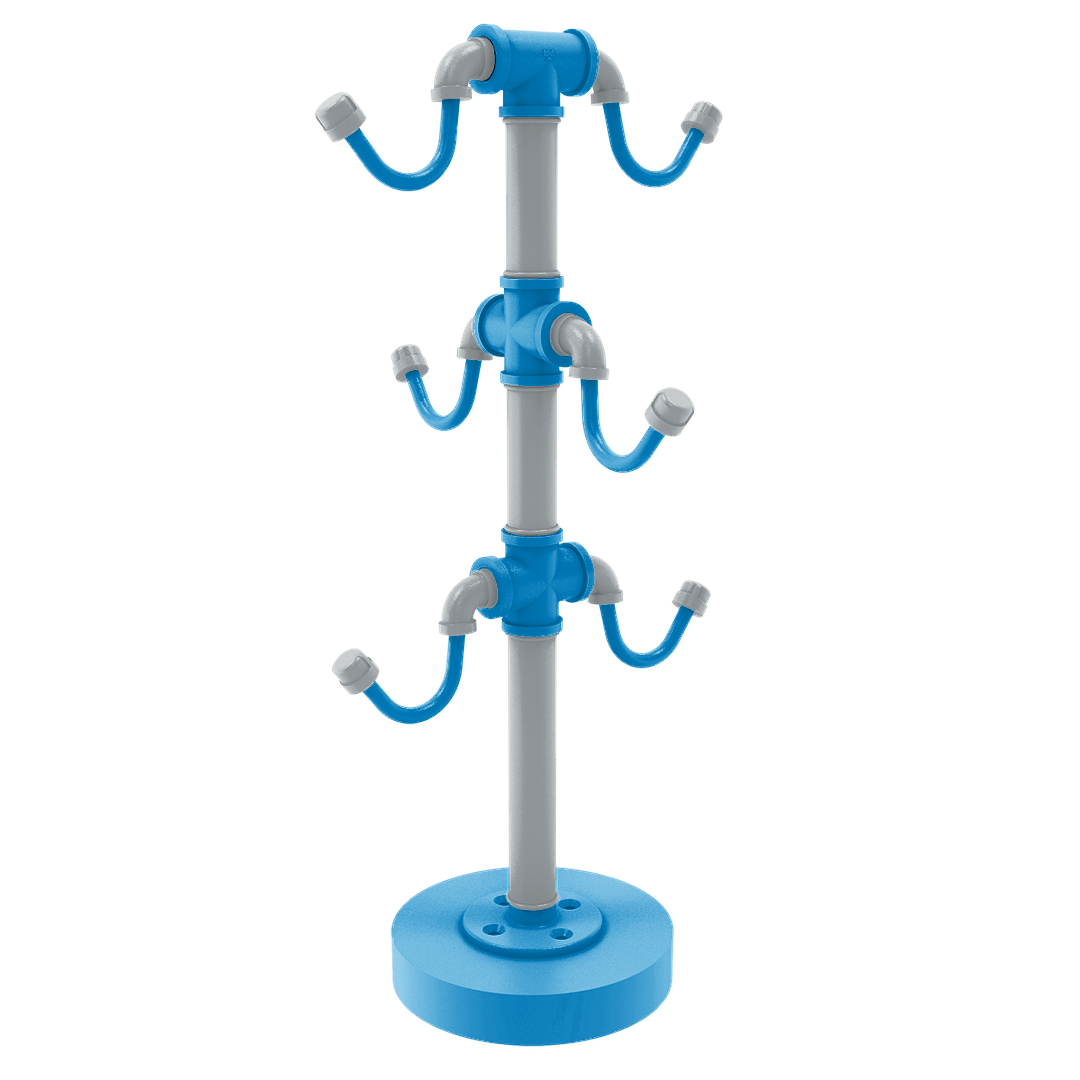 Gridiron Collection Countertop 6 Coffee Mug Holder Carolina Edition