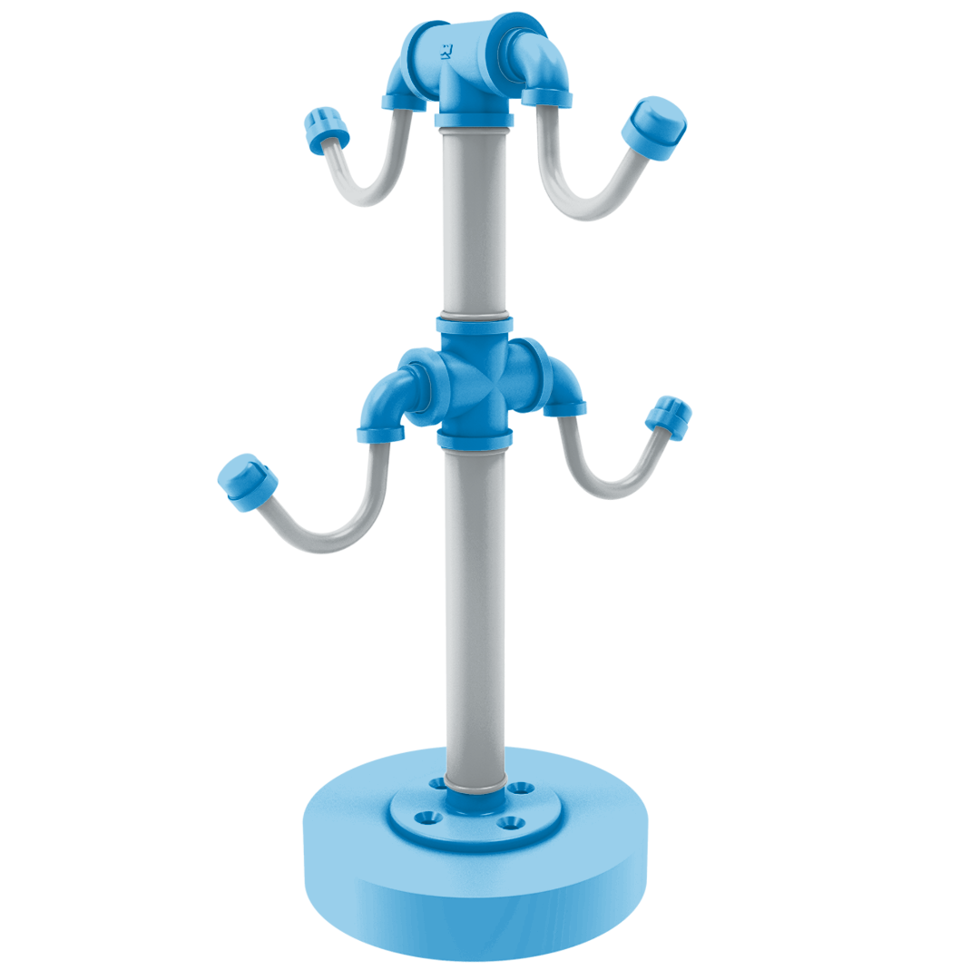 Gridiron Collection Countertop 4 Coffee Mug Holder Carolina Edition