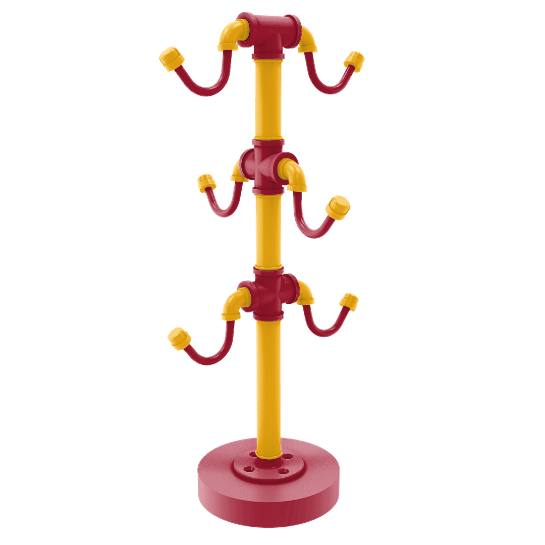 Gridiron Collection Countertop 6 Coffee Mug Holder Kansas City Edition