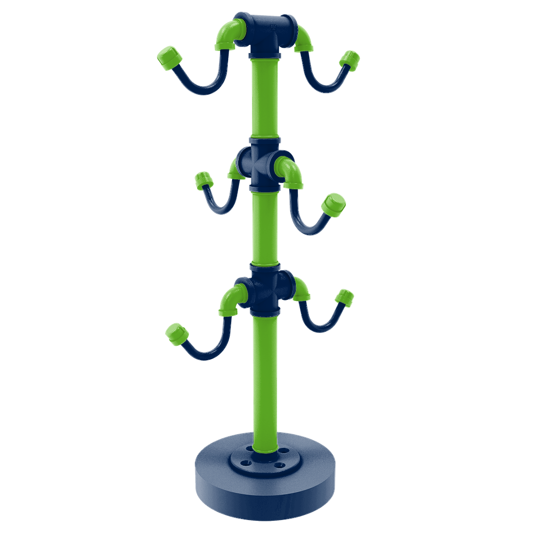 Gridiron Collection Countertop 6 Coffee Mug Holder Seattle Edition