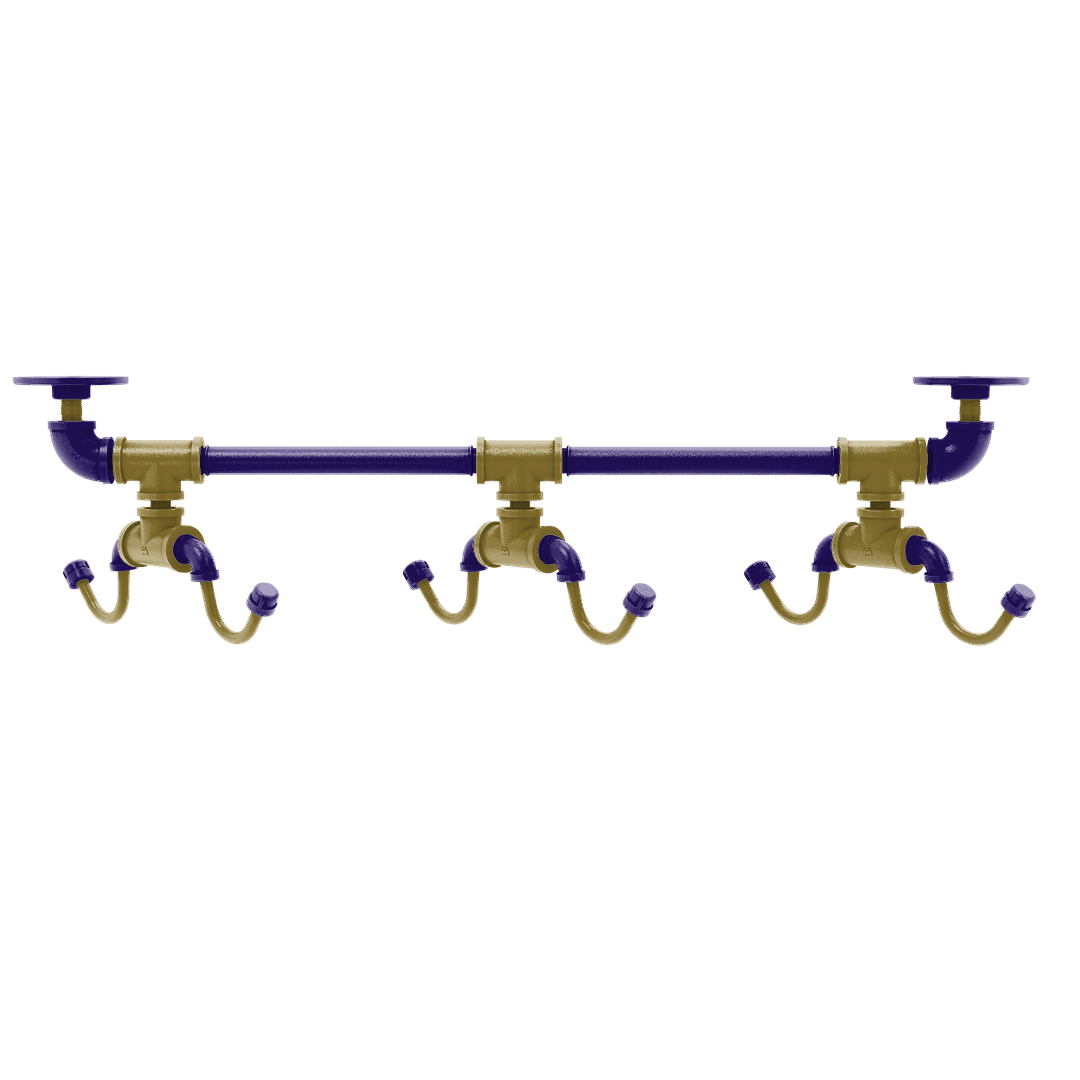 Gridiron Collection Under Cabinet 6 Coffee Mug Rack Baltimore Edition