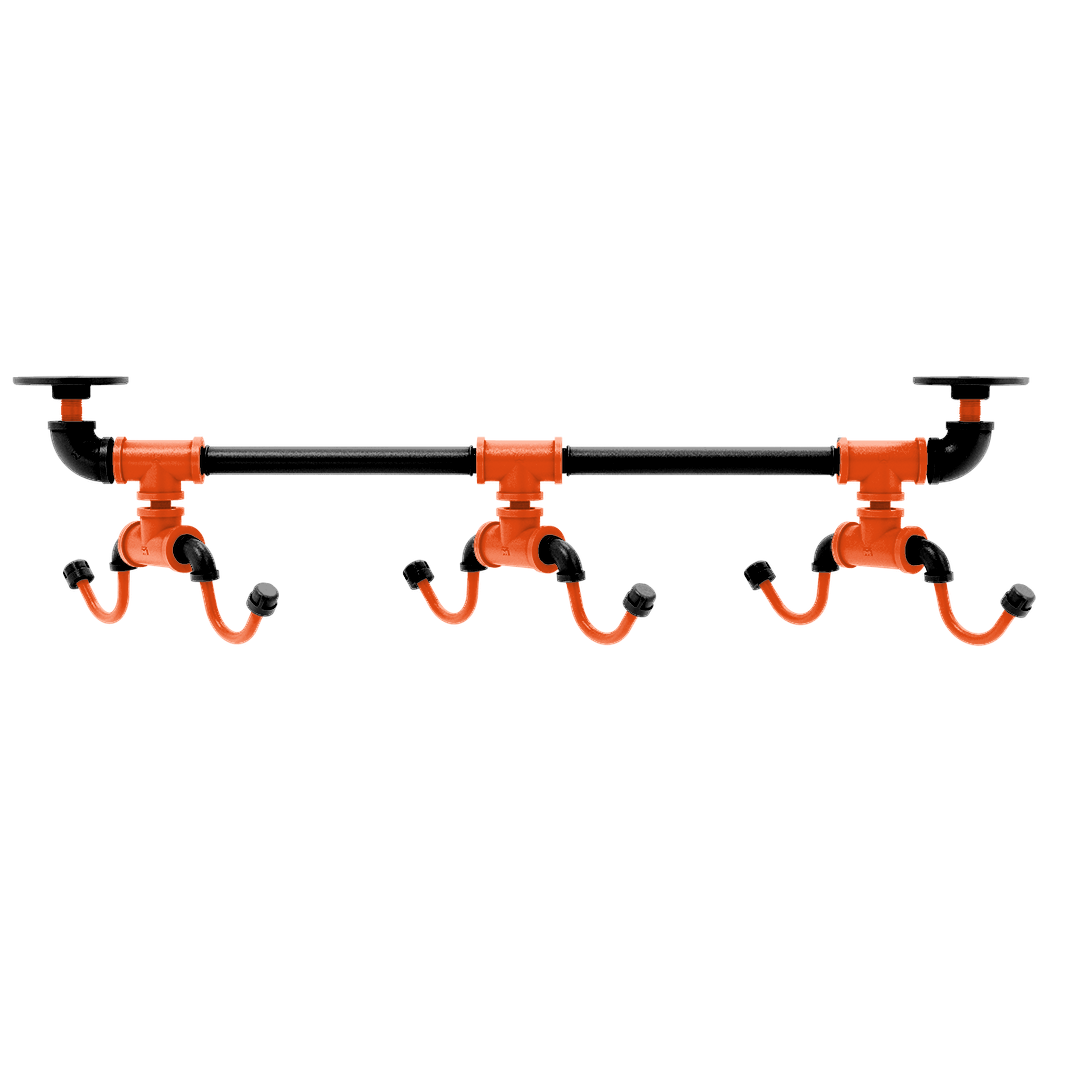 Gridiron Collection Under Cabinet 6 Coffee Mug Rack Cincinnati Edition