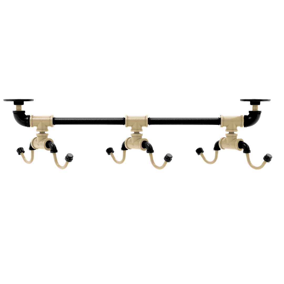 Gridiron Collection Under Cabinet 6 Coffee Mug Rack New Orleans Edition