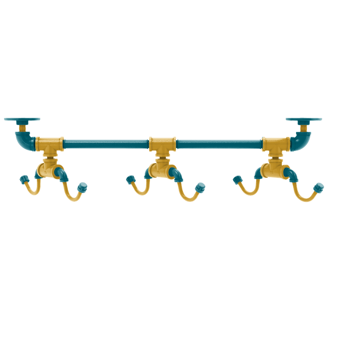 Gridiron Collection Under Cabinet 6 Coffee Mug Rack Jacksonville Edition