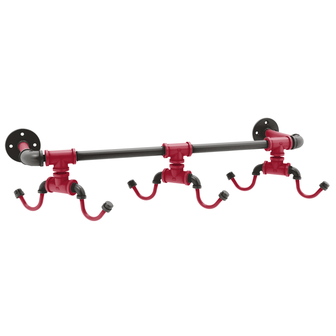 Gridiron Collection Wall Mounted 6 Coffee Mug Rack Tampa Bay Edition