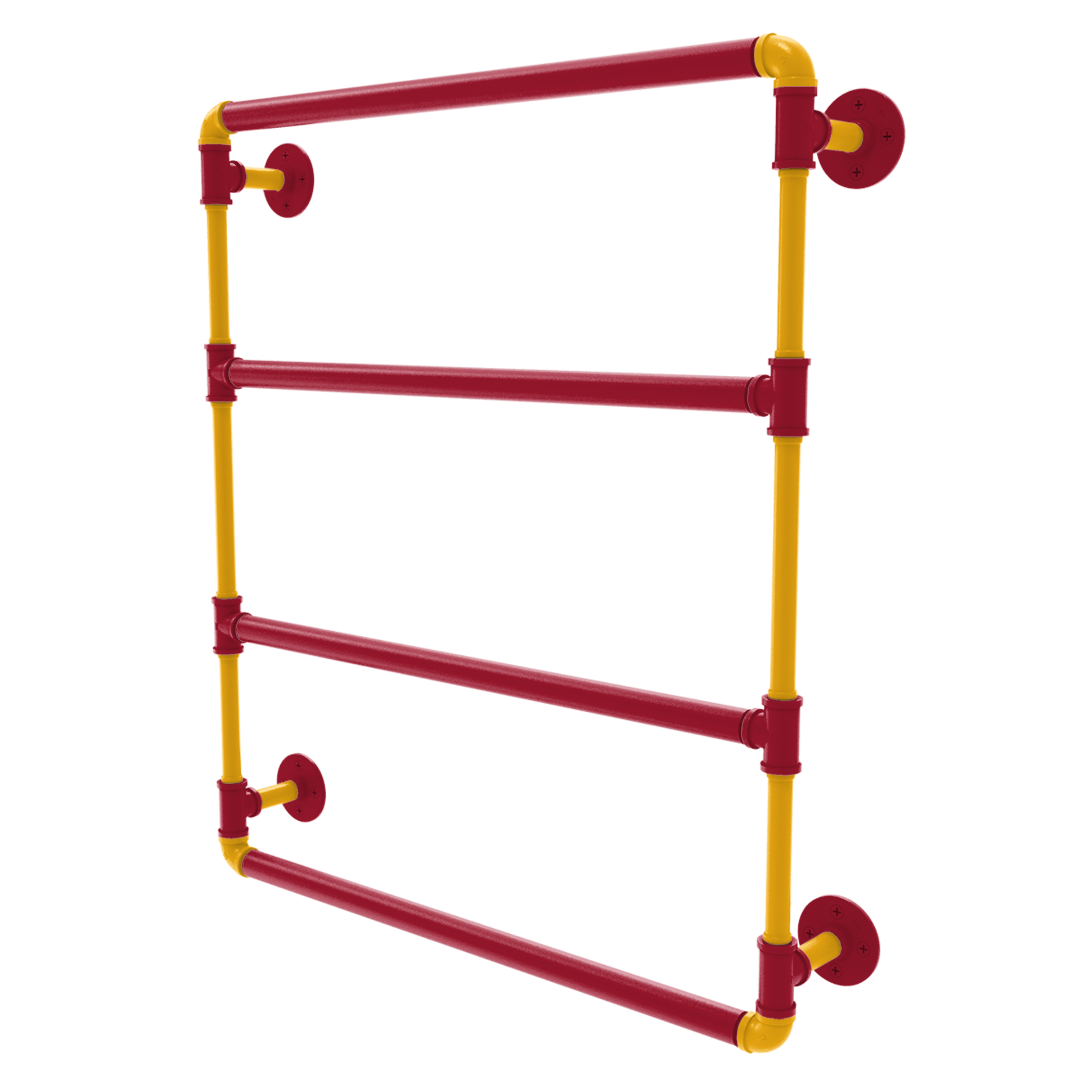 Gridiron Collection Wall Mounted Ladder Towel Bar Kansas City Edition