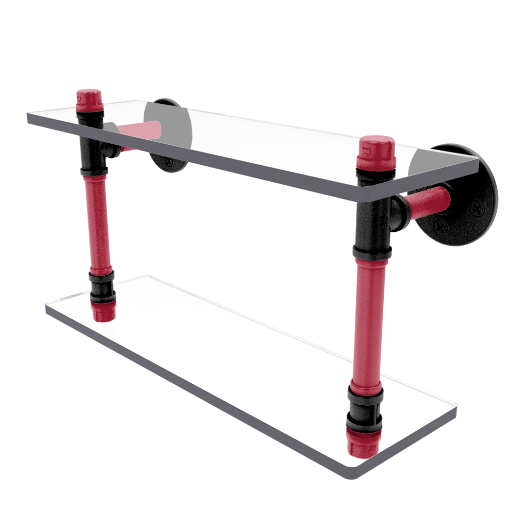 Gridiron Collection Double Glass Shelf Atlanta Edition