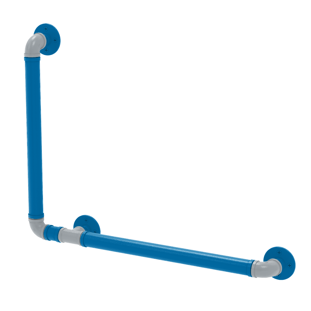 Gridiron Collection 90 Degree Grab Bar Left Hand Detroit Edition