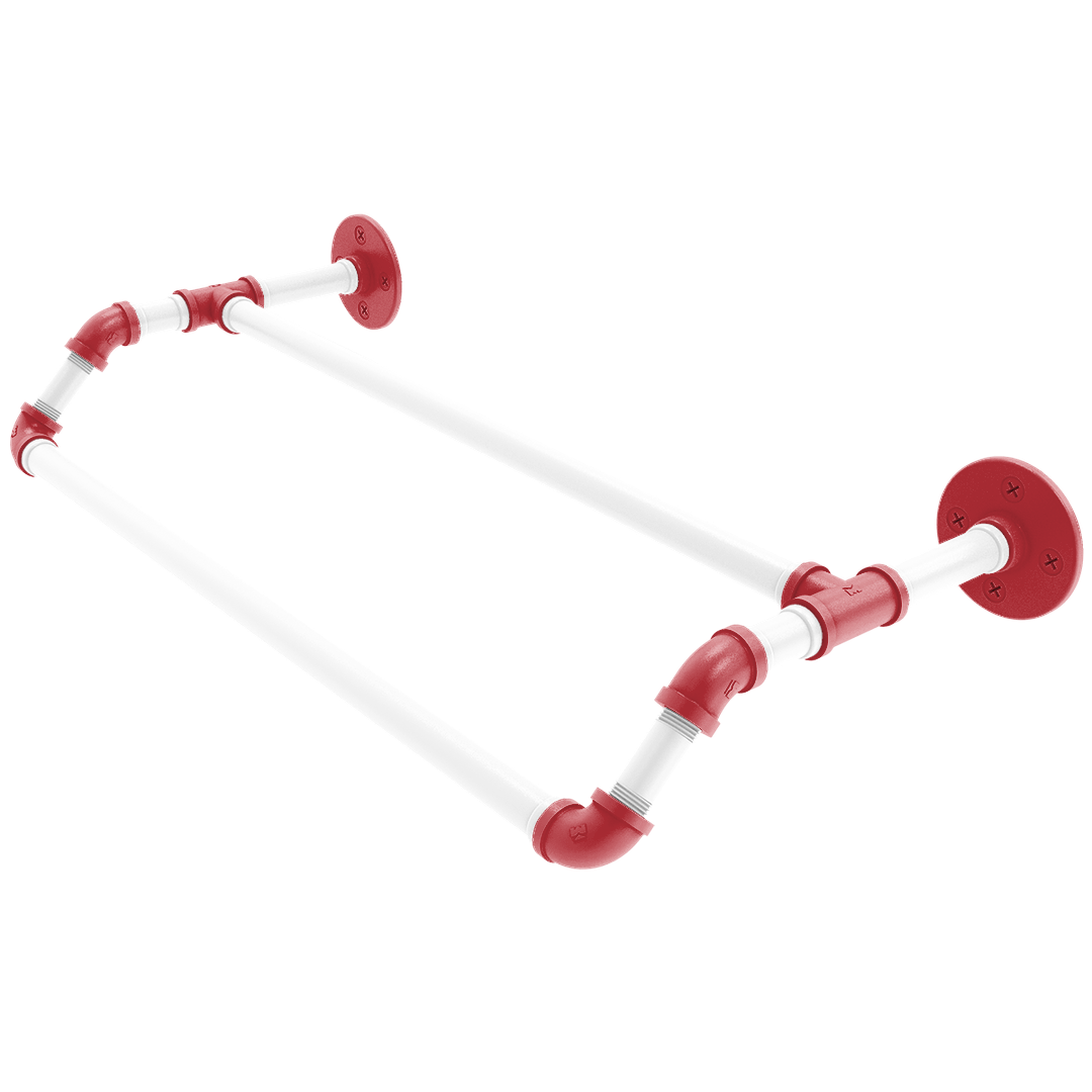 Diamond Collection Double Towel Bar Boston Edition