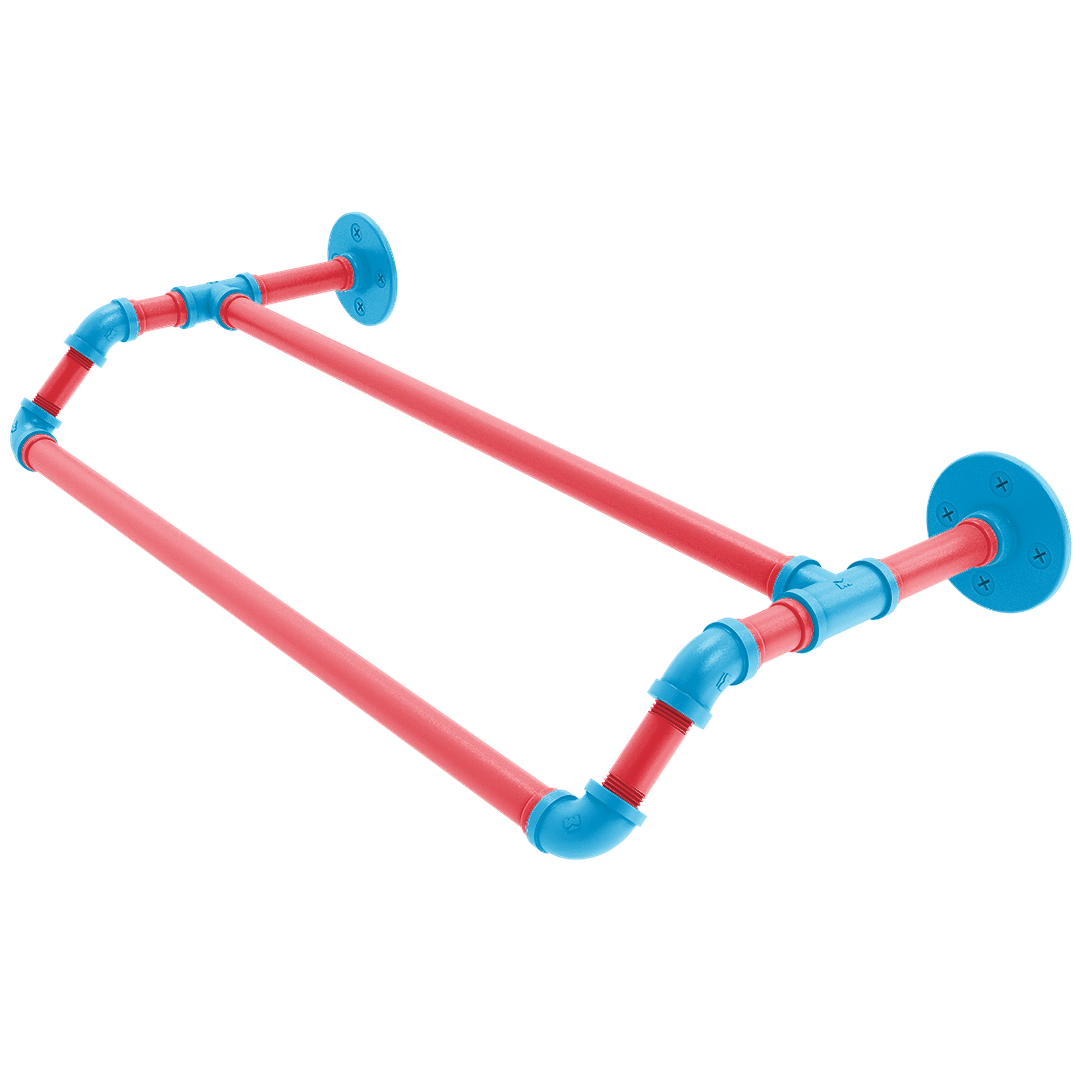 Diamond Collection Double Towel Bar Miami Edition