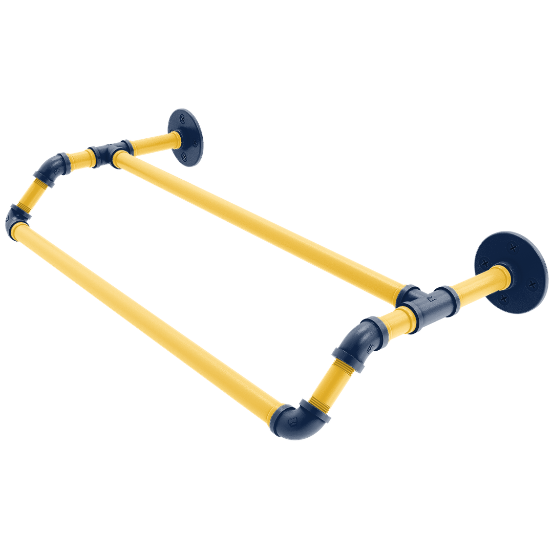 Diamond Collection Double Towel Bar Milwaukee Edition