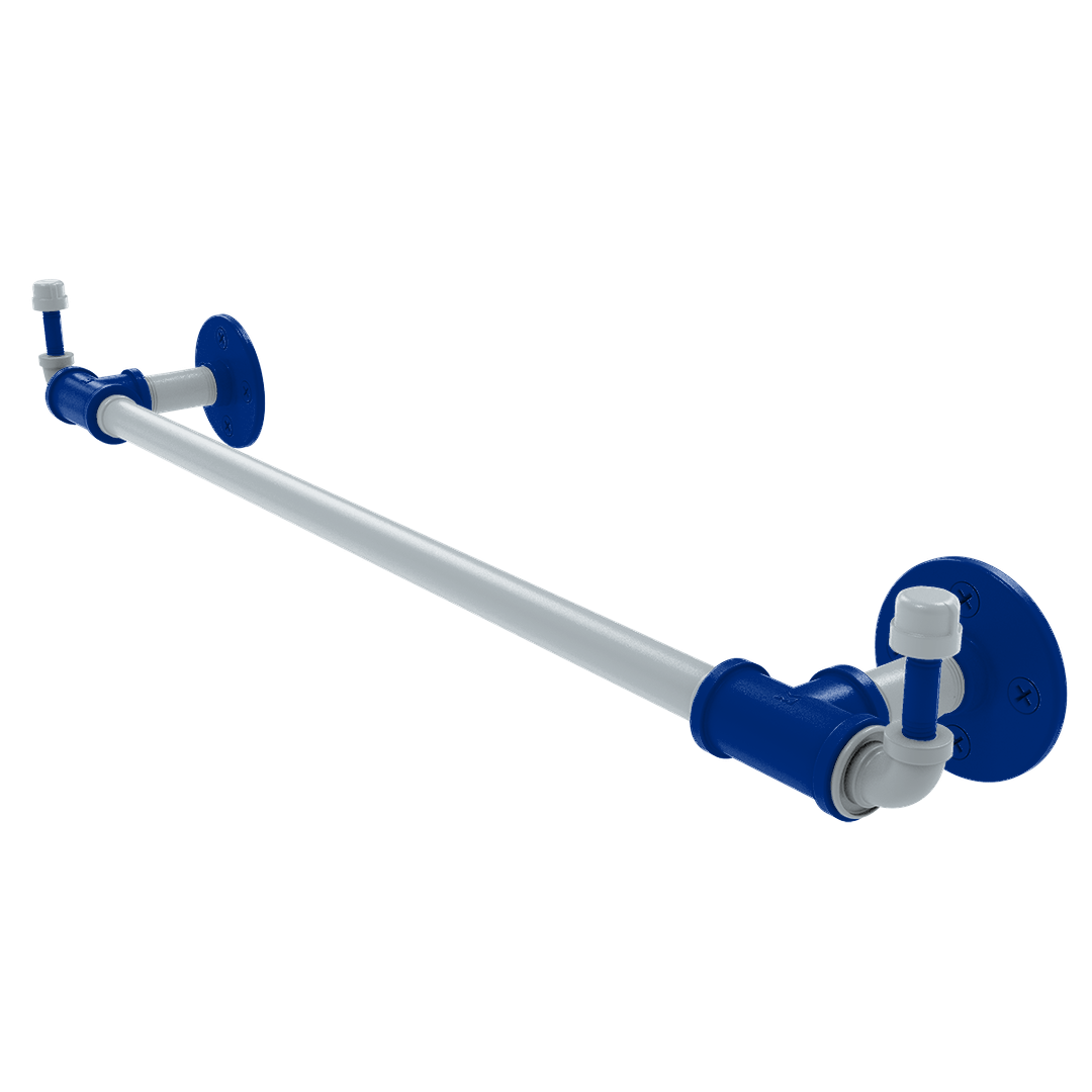 Diamond Collection Towel Bar with Integrated Hooks New York Bronx Edition