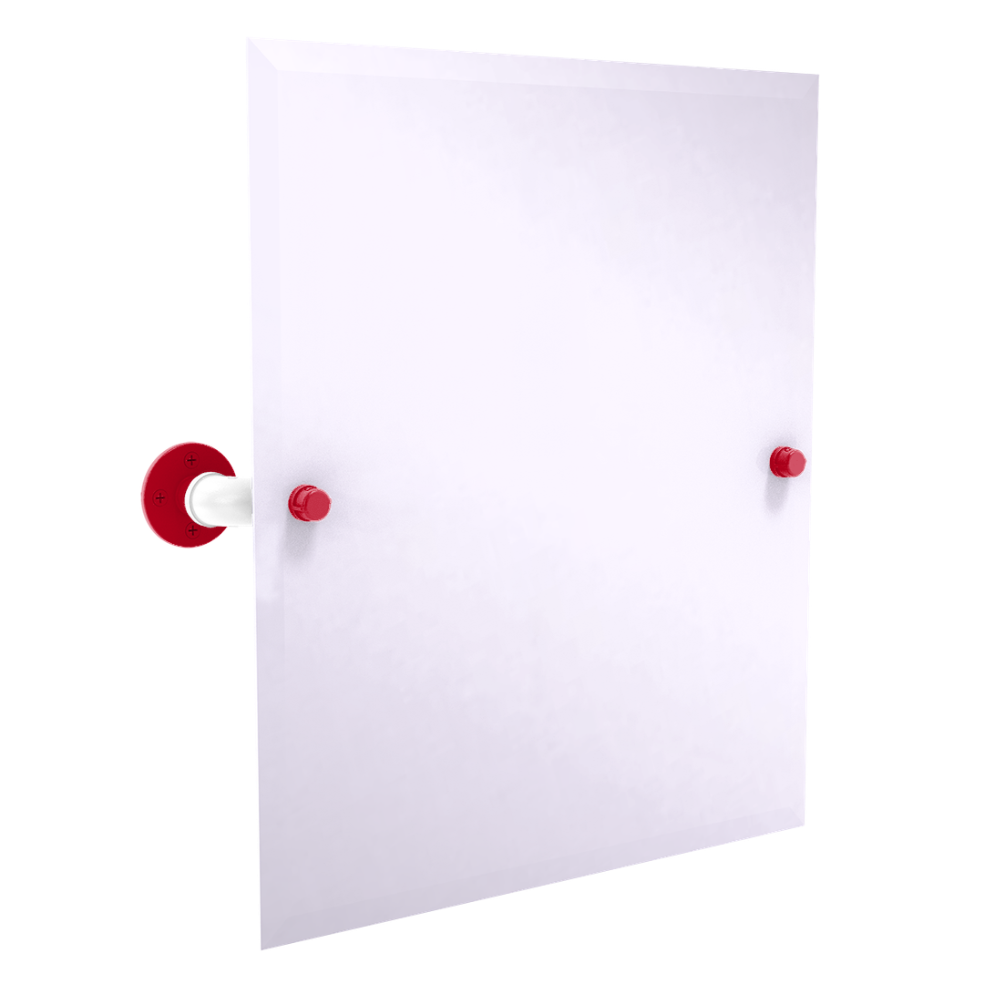 Diamond Collection Frameless Rectangular Wall Mounted Tilt Mirror Cincinnati Edition