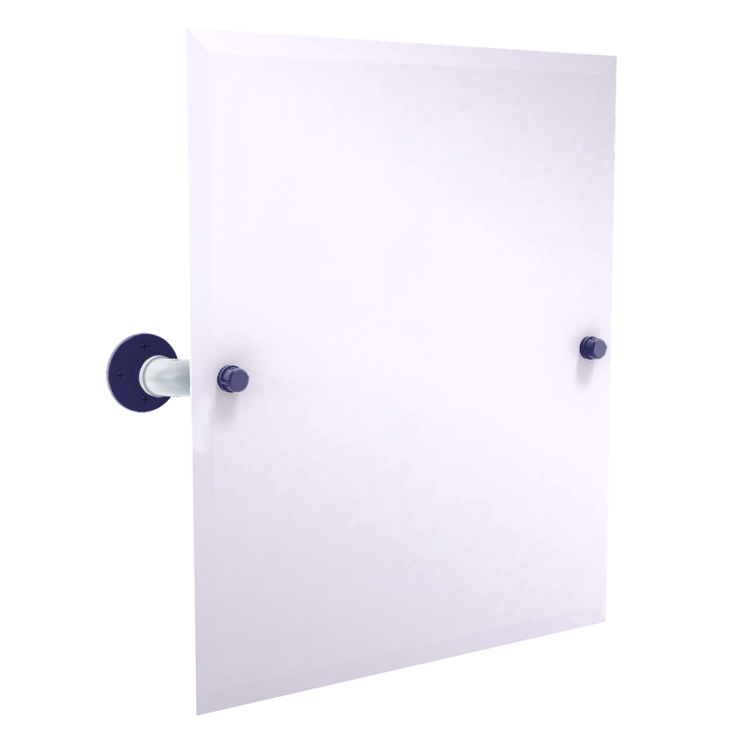 Diamond Collection Frameless Rectangular Wall Mounted Tilt Mirror Colorado Edition