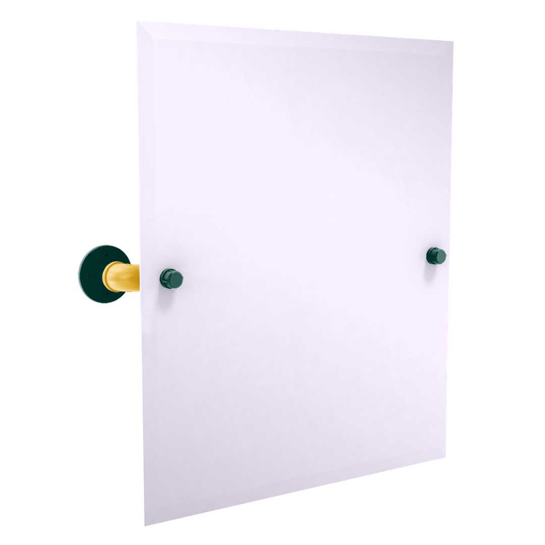 Diamond Collection Frameless Rectangular Wall Mounted Tilt Mirror Oakland Edition