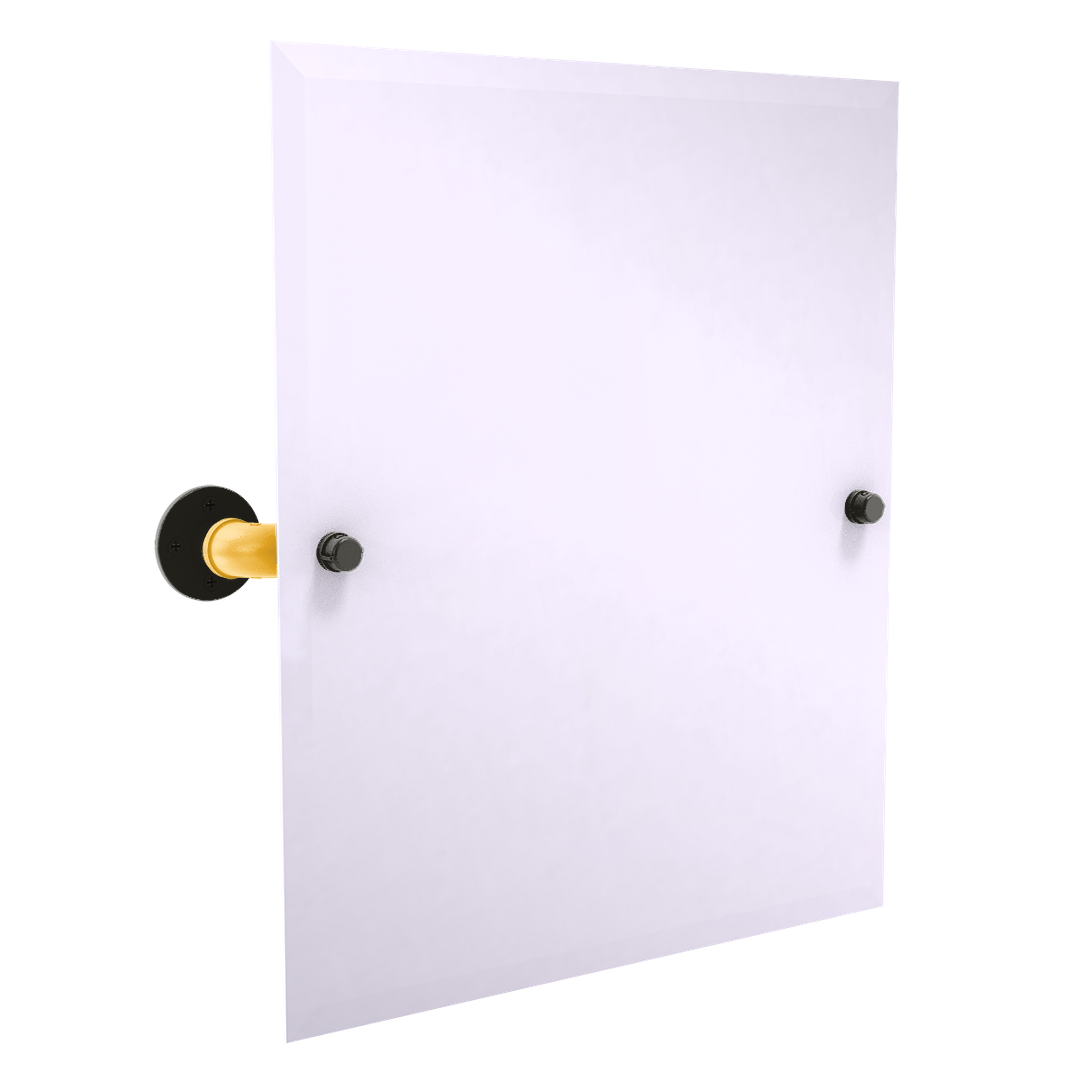 Diamond Collection Frameless Rectangular Wall Mounted Tilt Mirror Pittsburgh Edition