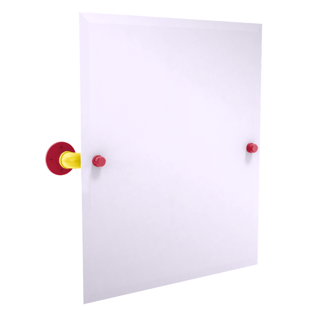 Diamond Collection Frameless Rectangular Wall Mounted Tilt Mirror St. Louis Edition