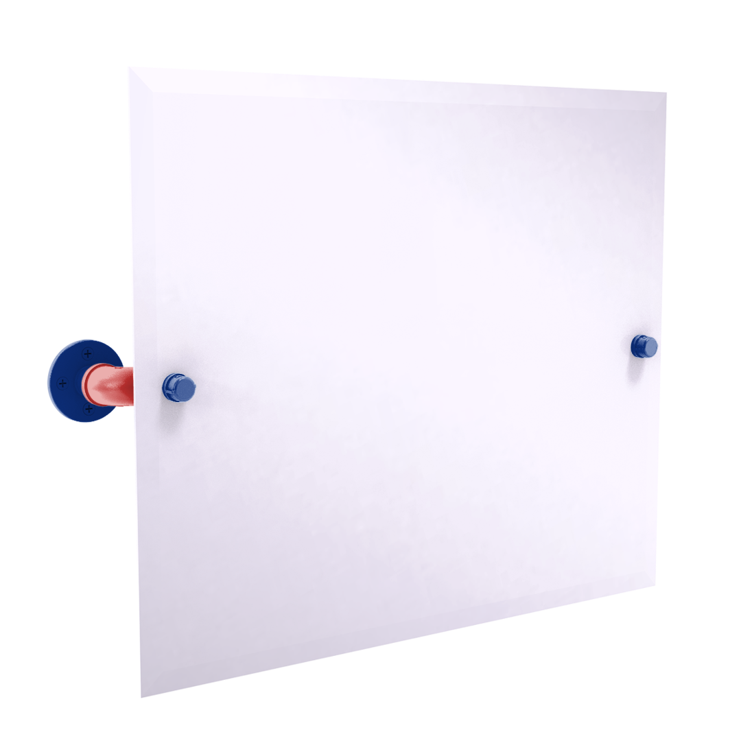 Diamond Collection Landscape Rectangular Wall Mounted Tilt Mirror Chicago North Side Edition