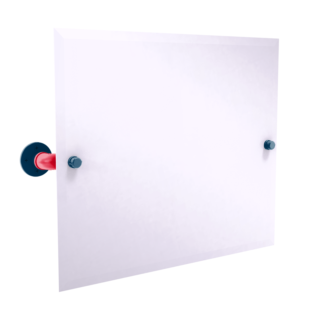 Diamond Collection Landscape Rectangular Wall Mounted Tilt Mirror Cleveland Edition