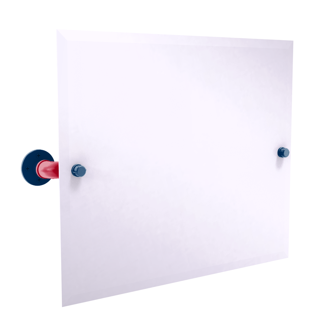 Diamond Collection Landscape Rectangular Wall Mounted Tilt Mirror Los Angeles Big A Edition